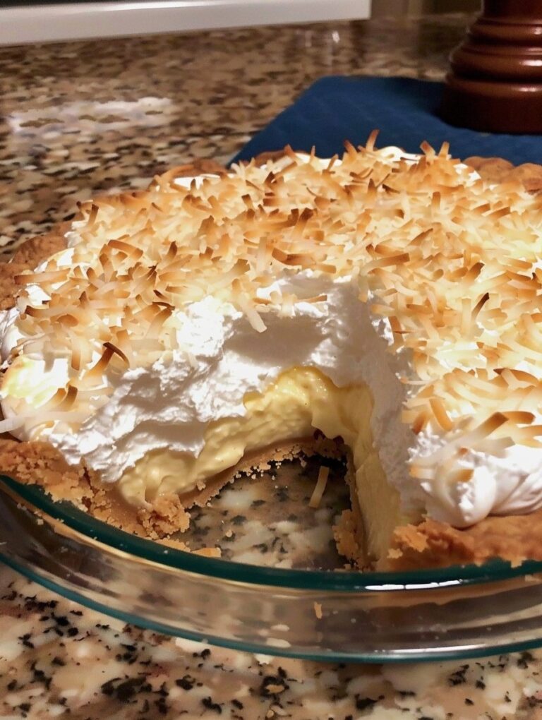 Grammie’s Coconut Pie Recipe – Classic & Creamy